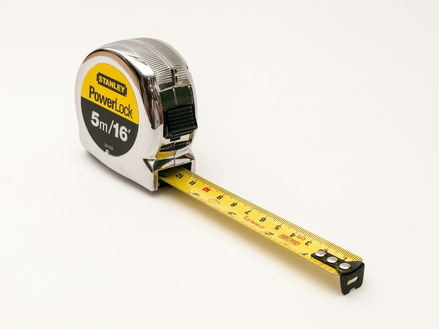A photo of a tape measure