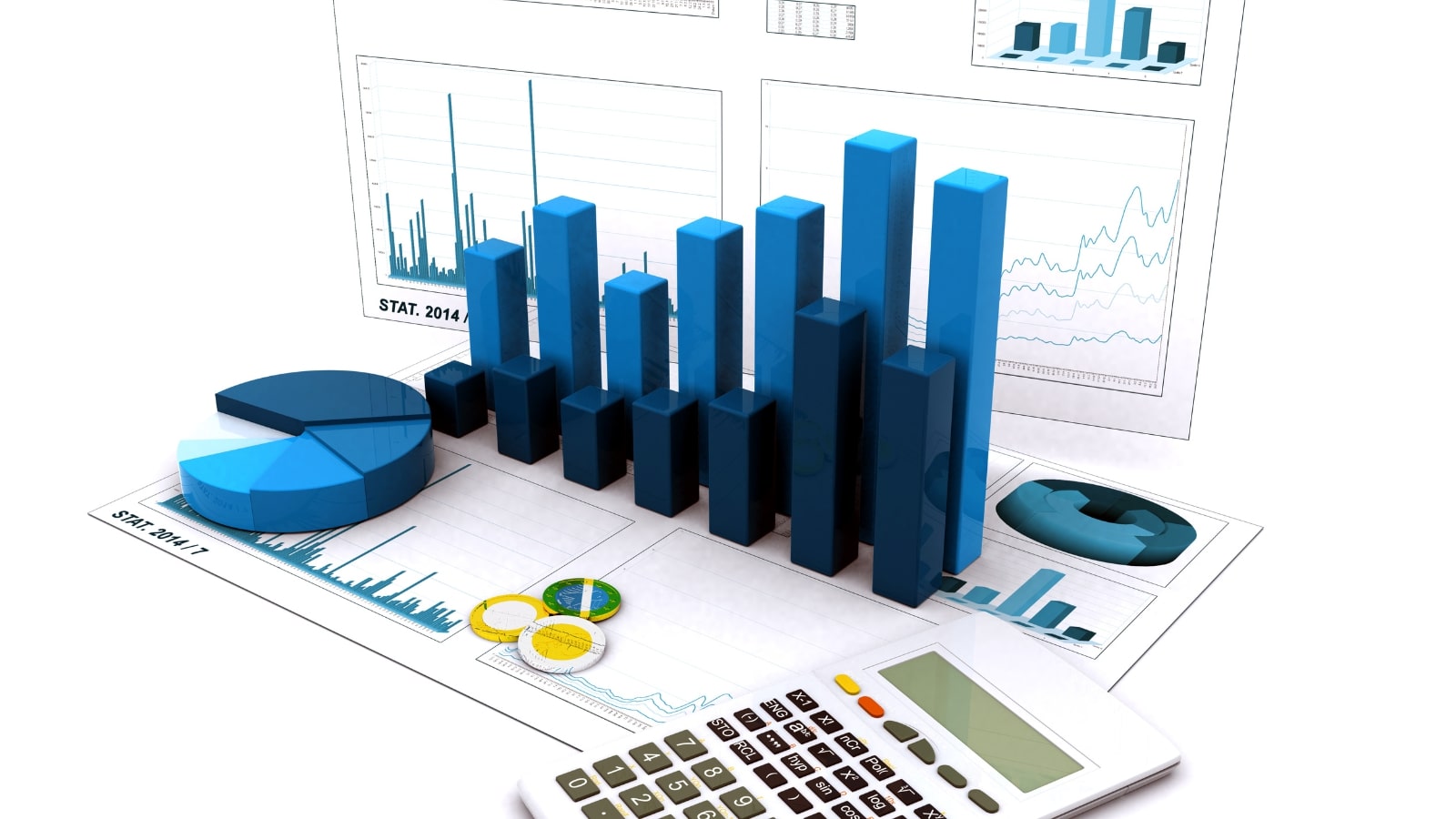 Analytical data and graphs used in whitepapers for decision-making.