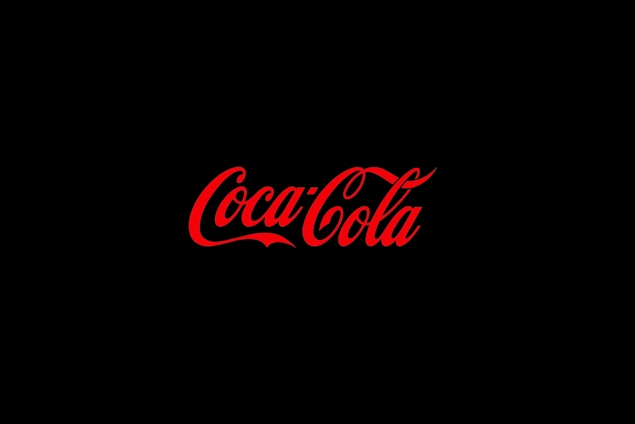 Coca-Cola logo.