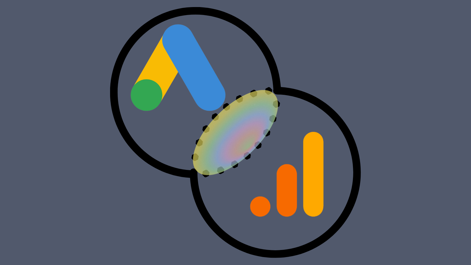 Combining google ads logo and GA4's.