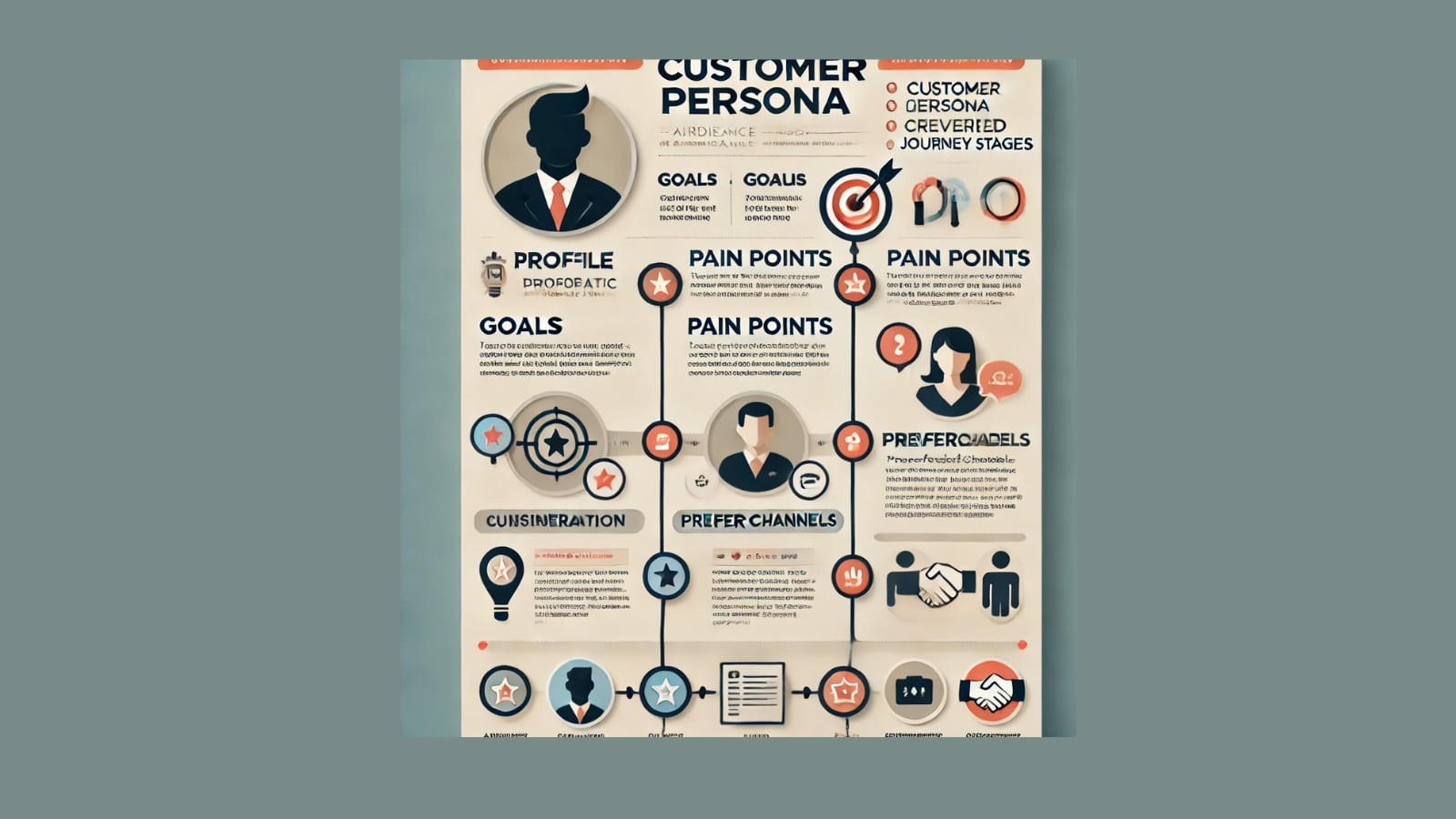 Customer persona sample template.