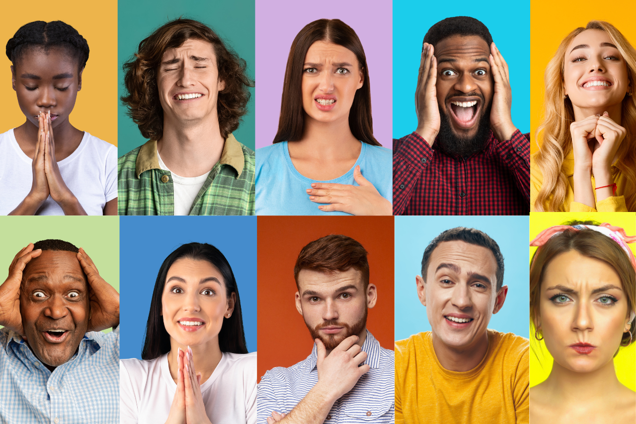 Different people with various personalities.