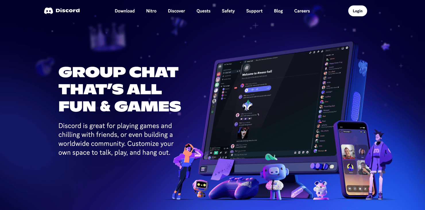 Discord website