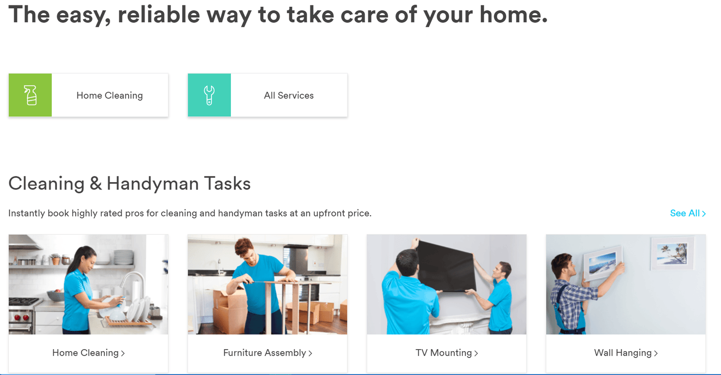 Handy homepage.