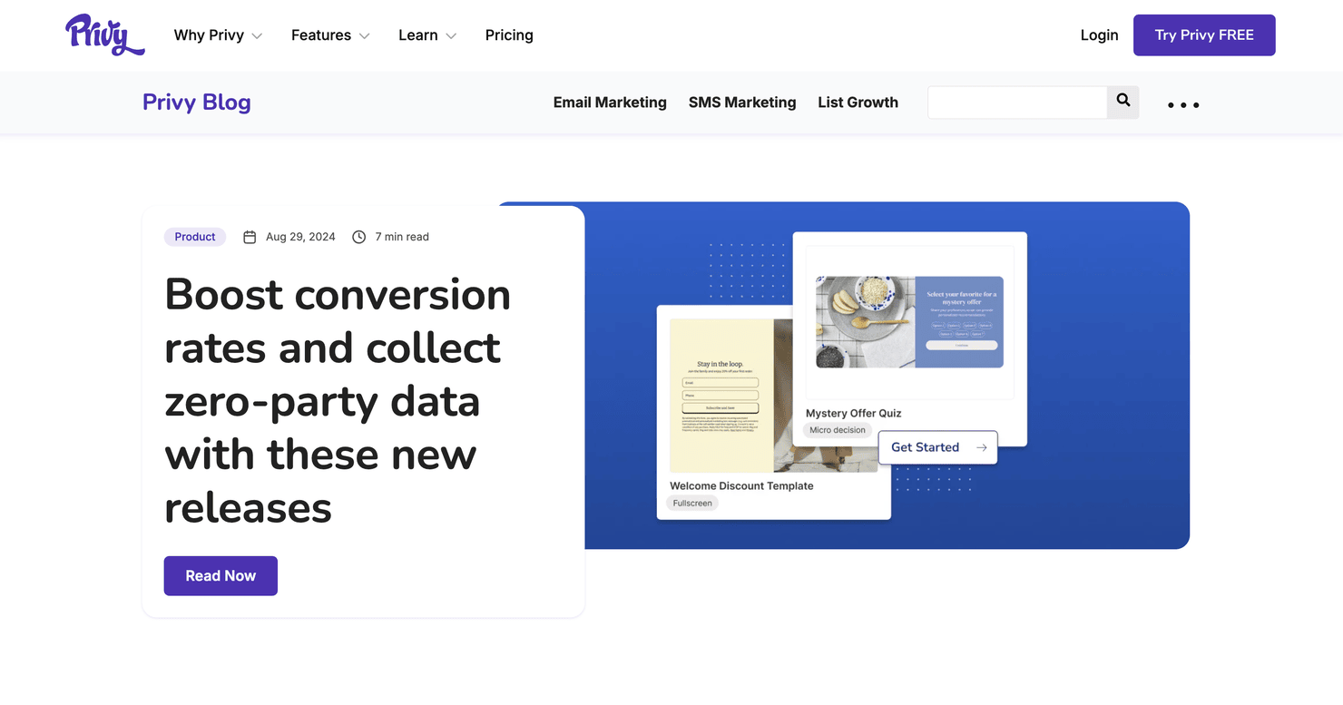 Privy Blog
