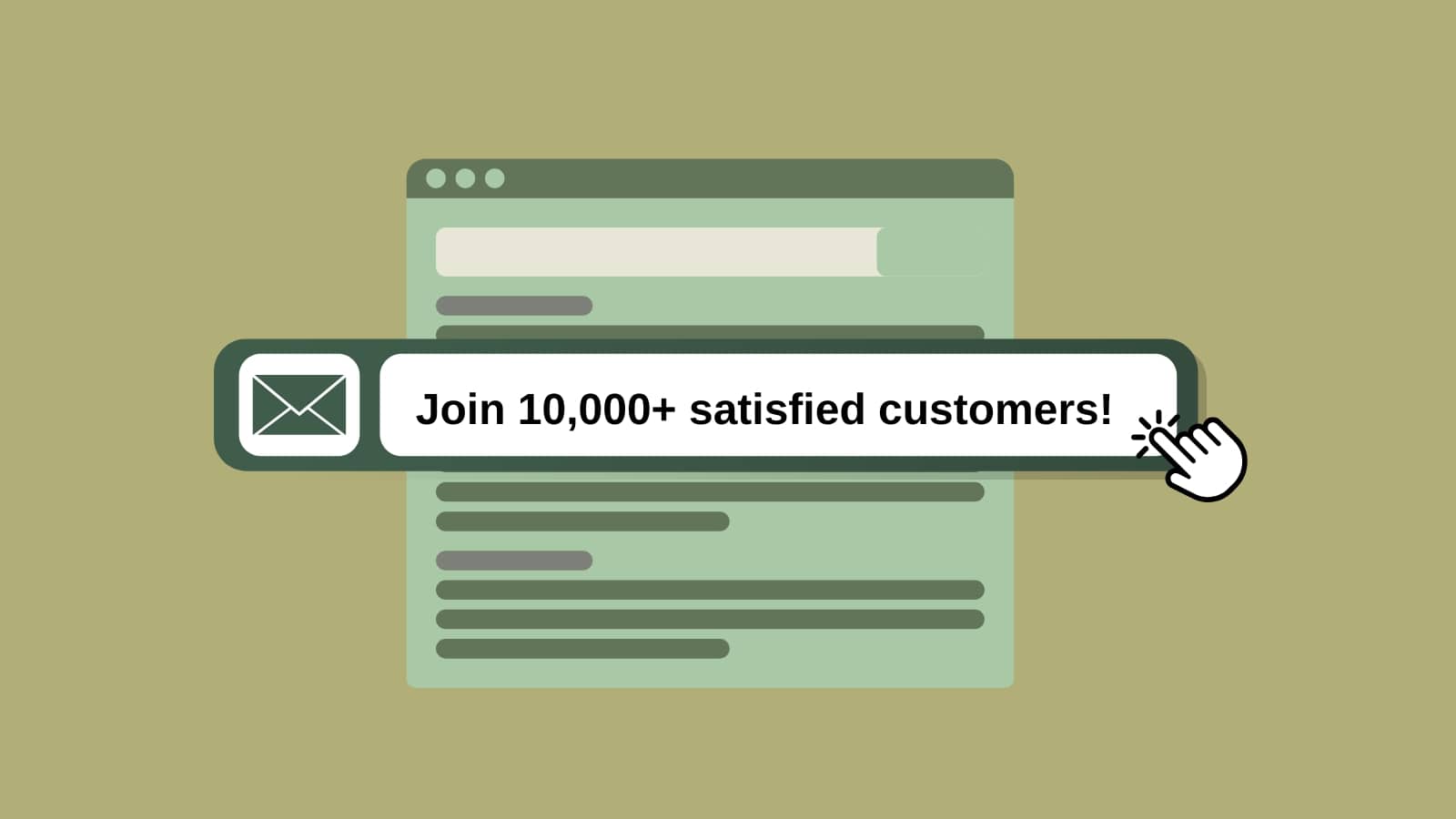 Sample of using numbers on email subject headlines. 