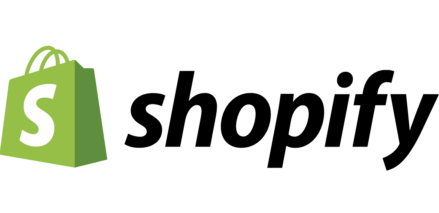 Shopify logo image.