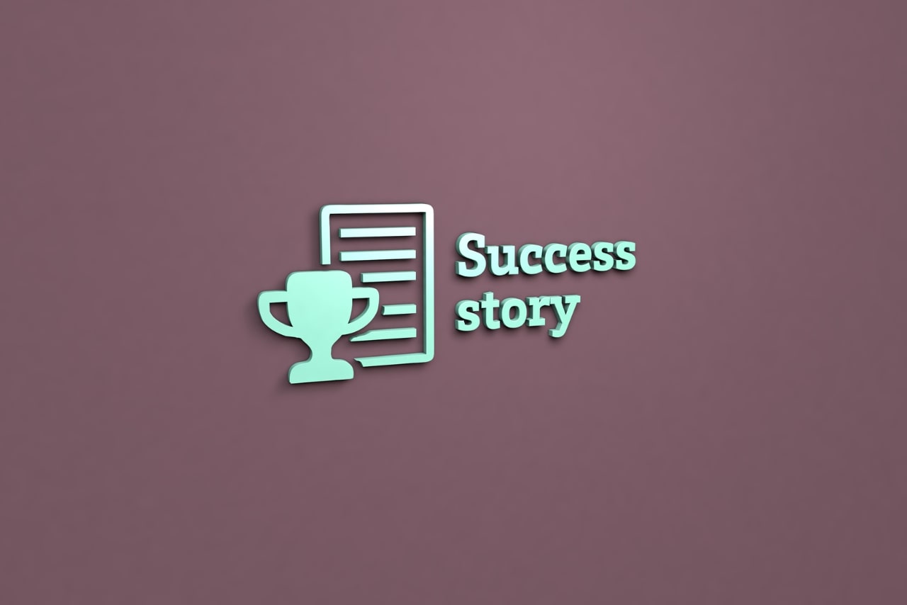Success story logo image.