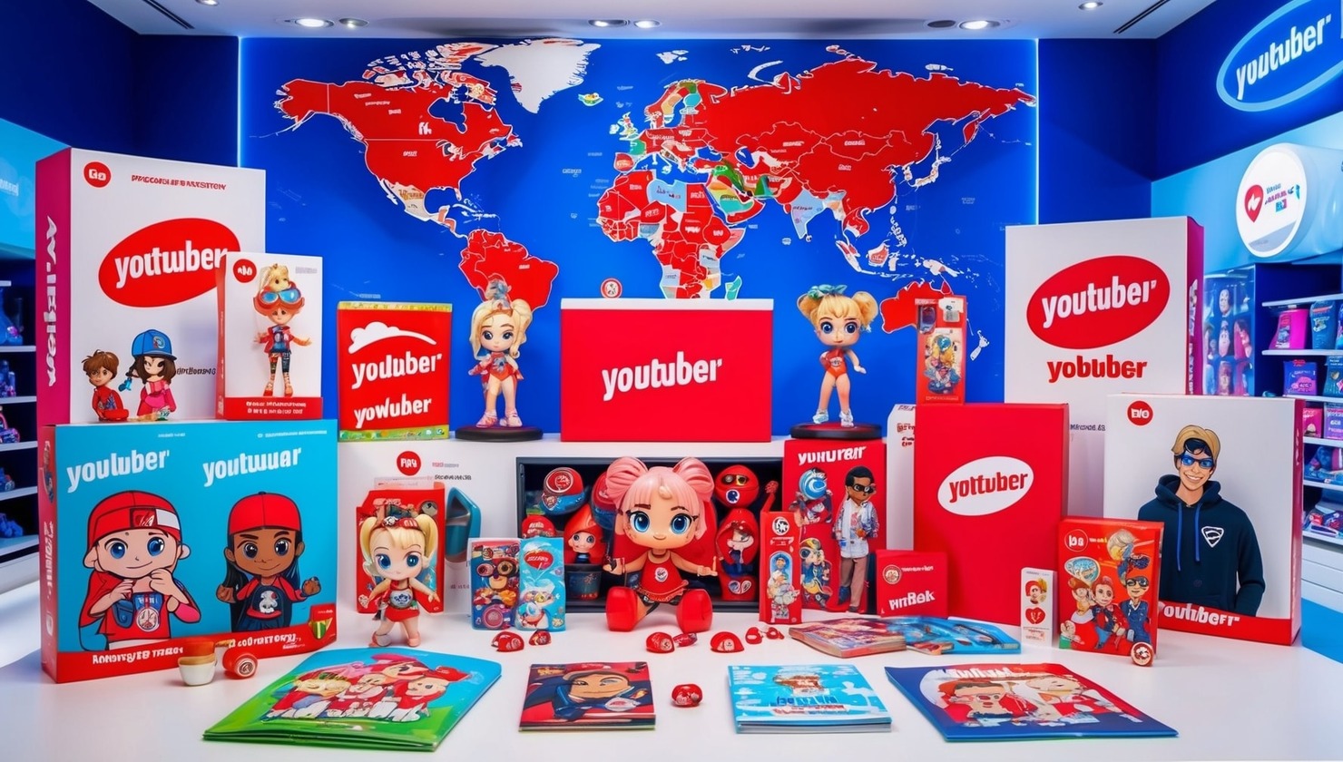 Toys, books and other licensed merchandise