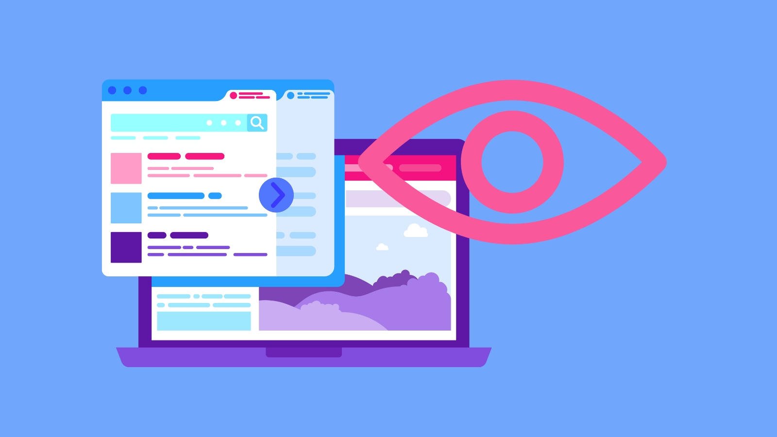 Website page view icon.