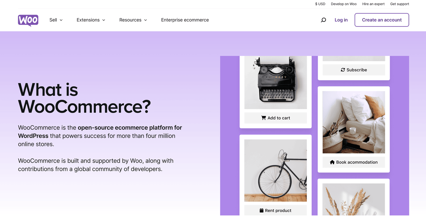 WooCommerce website