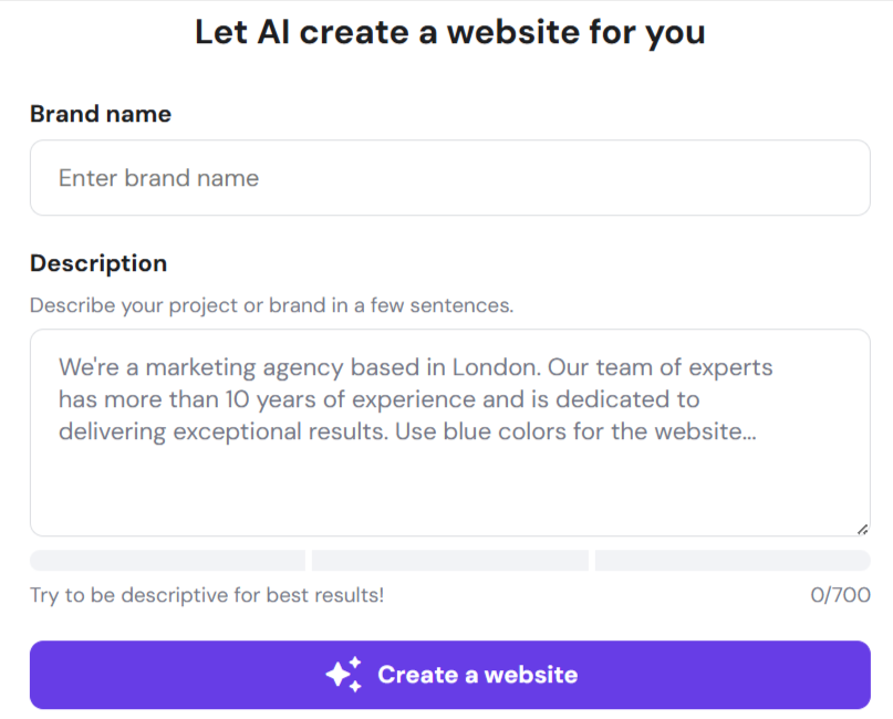 Hostinger Website Builder Features