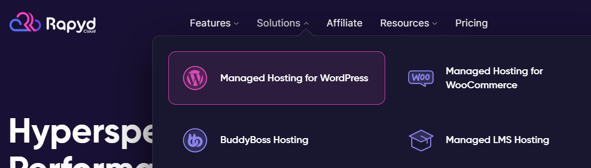 Hosting types