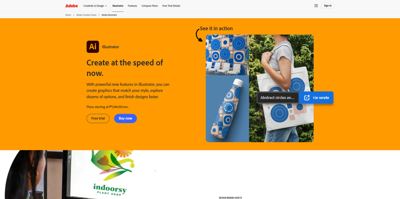 Adobe Illustrator's website.