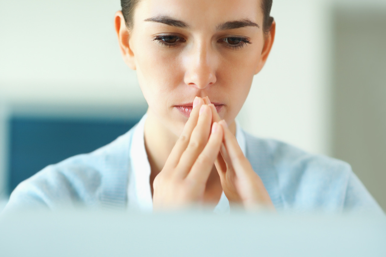 Female entrepreneur evaluating her options.
