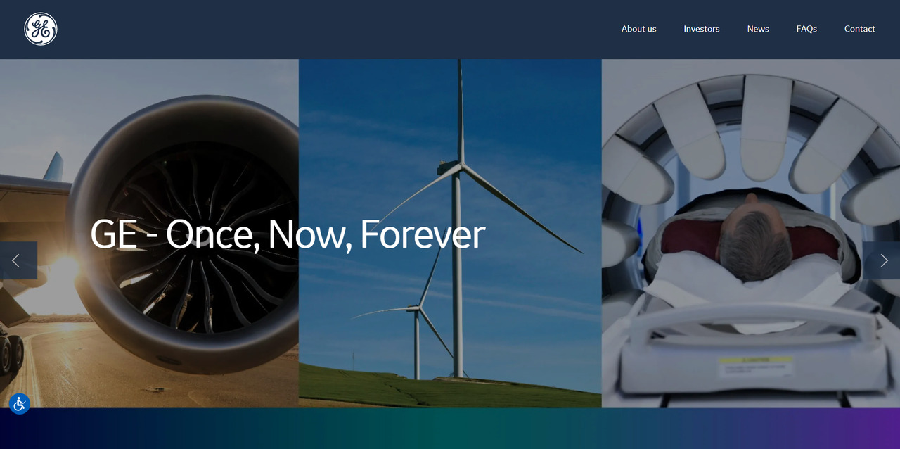 General Electric's website.