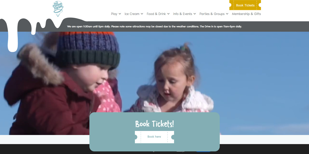 Ice Cream Farm website.