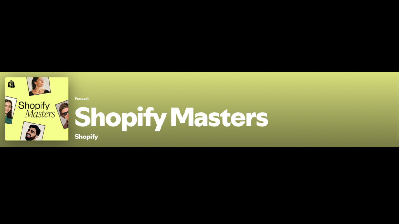 Shopify Masters logo.