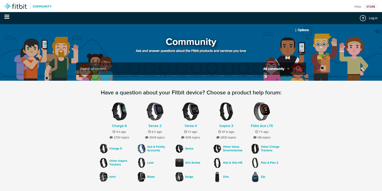 Fitbit's website.