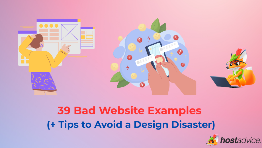 39 Bad Website Examples (+ Tips to Avoid a Design Disaster) blog