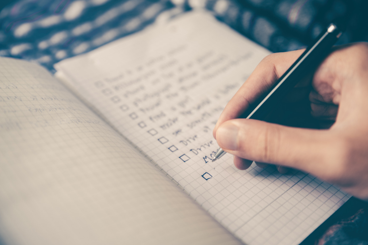 A close-up of a checklist created to ensure all essentials are ready for starting a beauty salon.