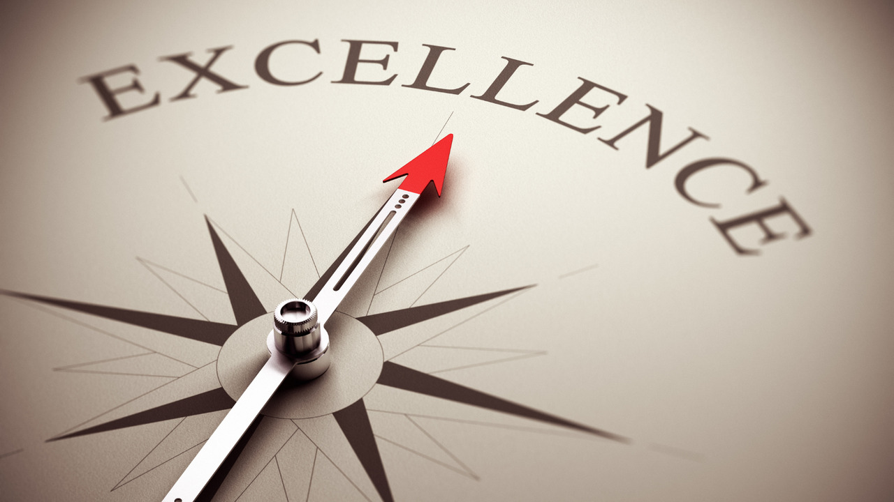 Compass pointing excellence for Worpress content management tools.
