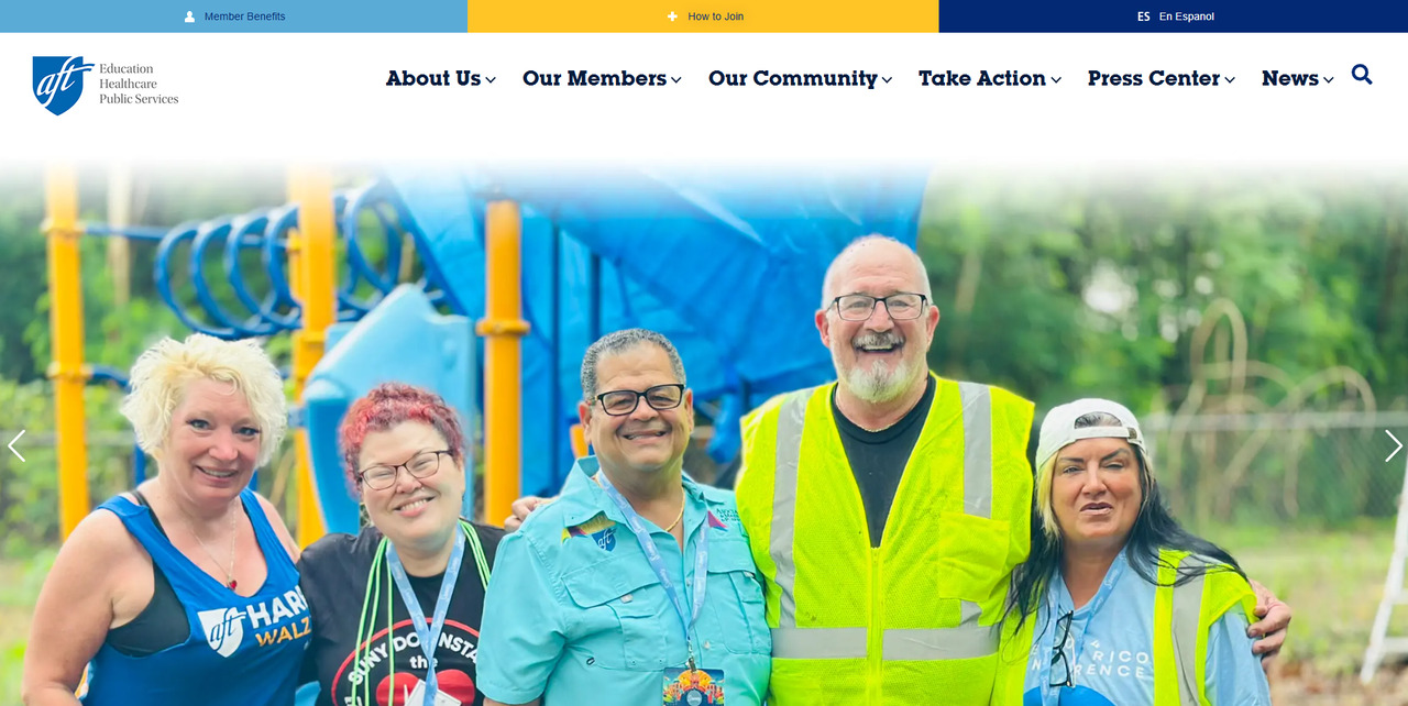 American Federation of Teachers website.