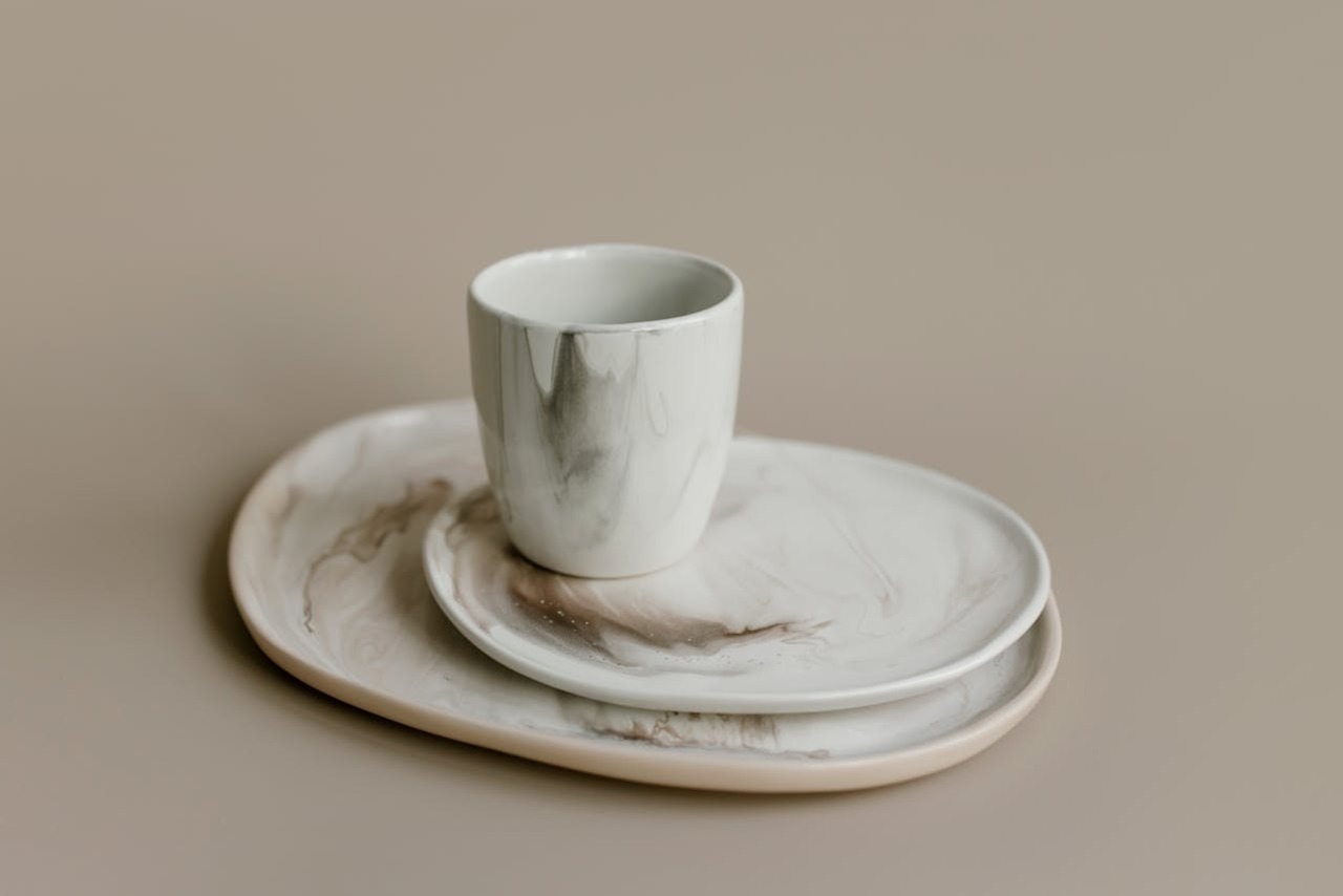 Close-up photo of ceramic products