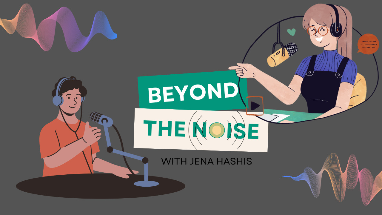 Sample of podcast name that is memorable and easy to spell: Beyond the Noise