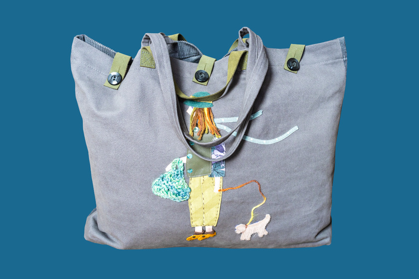 Handmade Lunch Tote Bag.