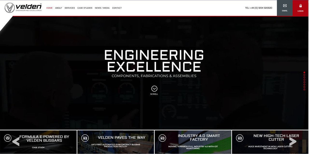 Velden website.