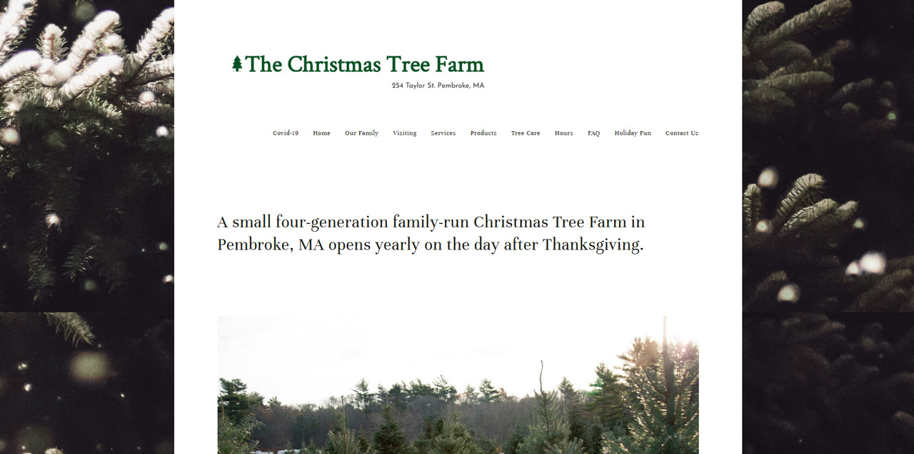 Christmas Tree Farm website.