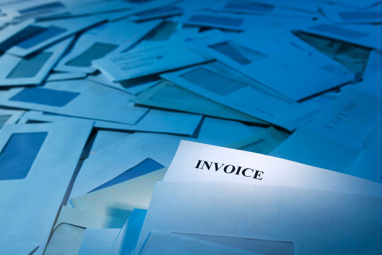 A pile of unpaid invoices.