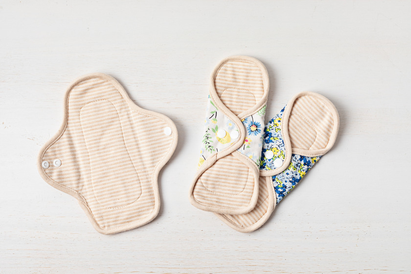 Reusable sanitary pads.