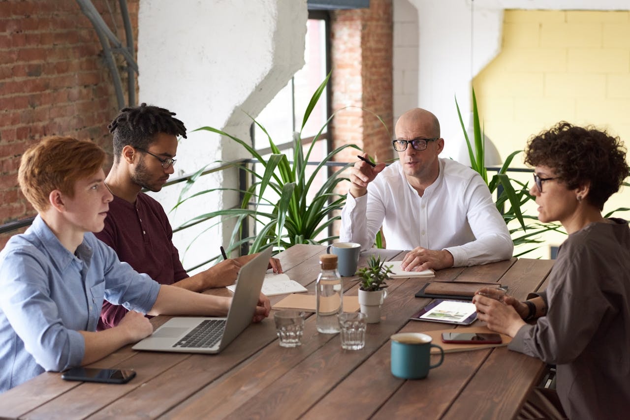 Colleagues in a meeting
