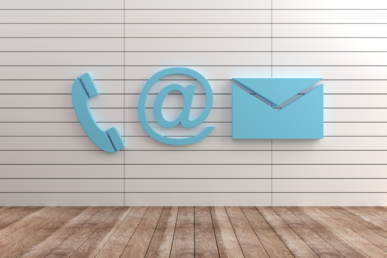 Contact Information Icons.