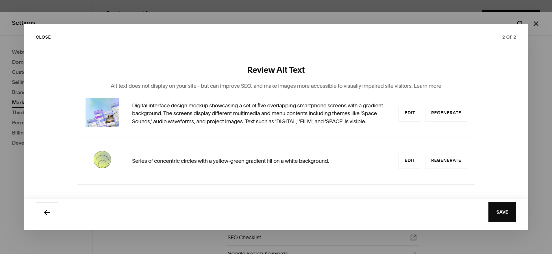 Review Alt text