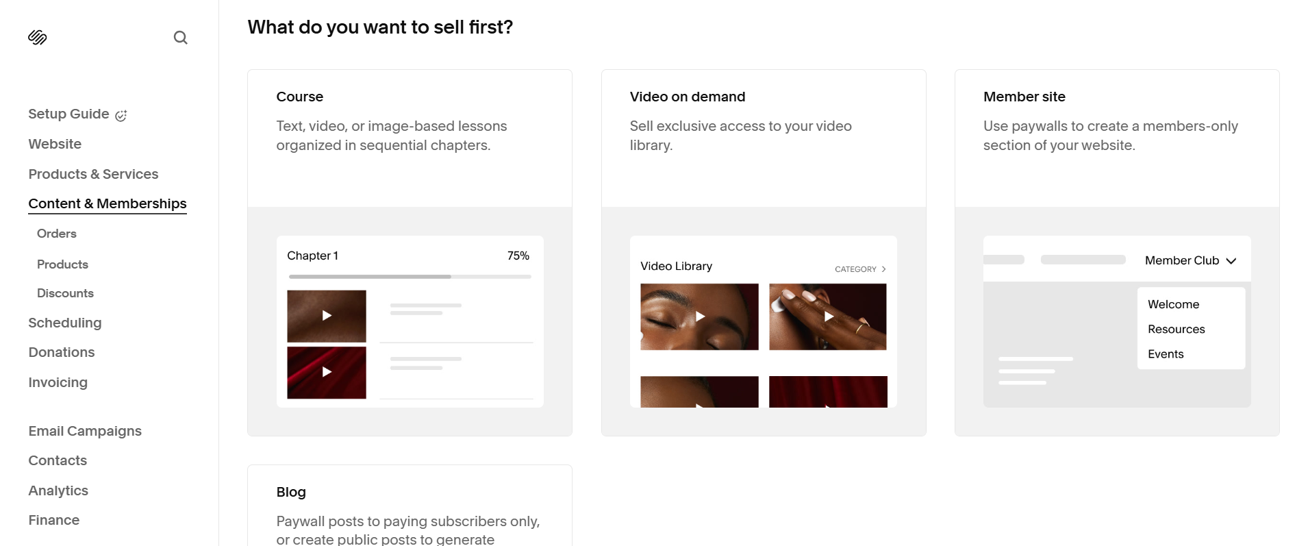 Squarespace ecommerce 