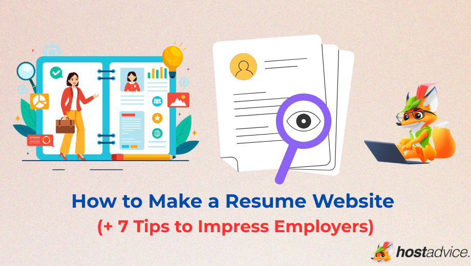 How to Make a Resume Website (+ 7 Tips to Impress Employers) blog