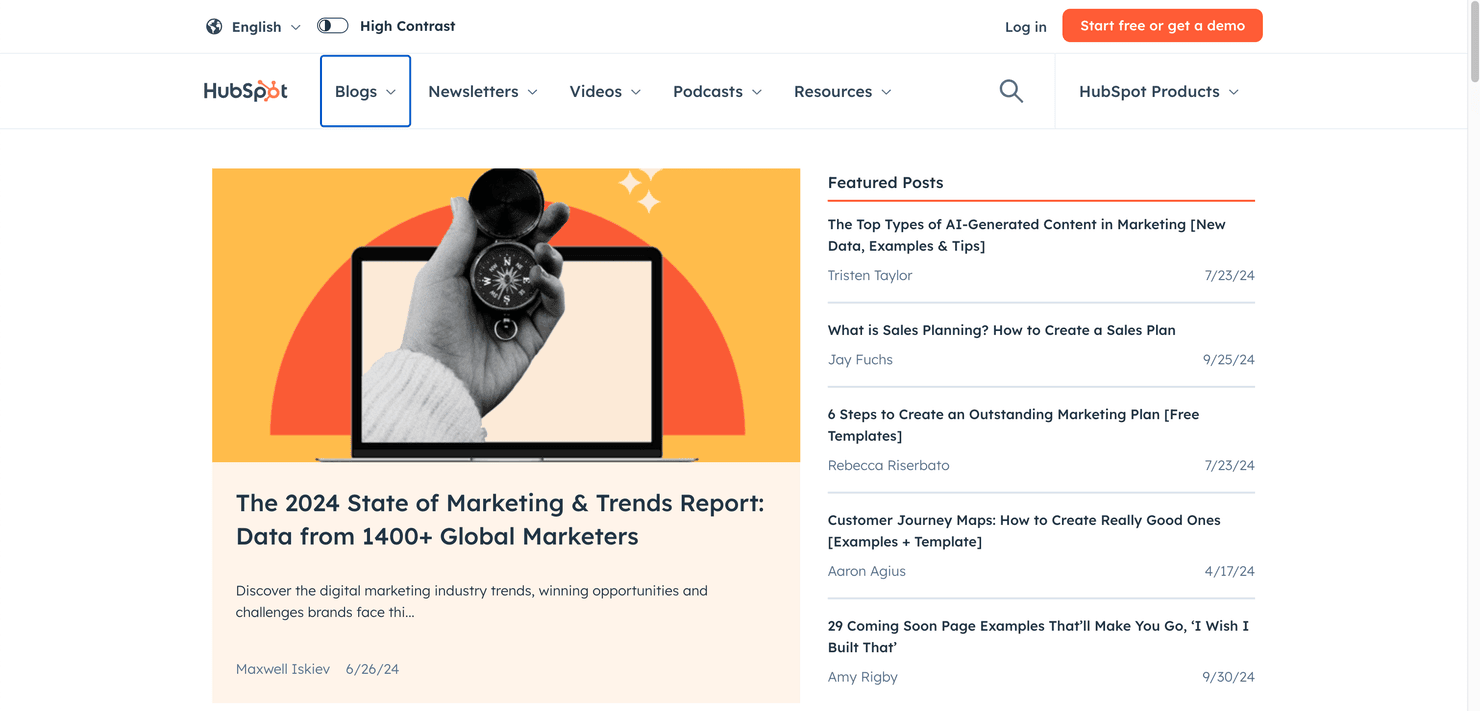 HubSpot Blog