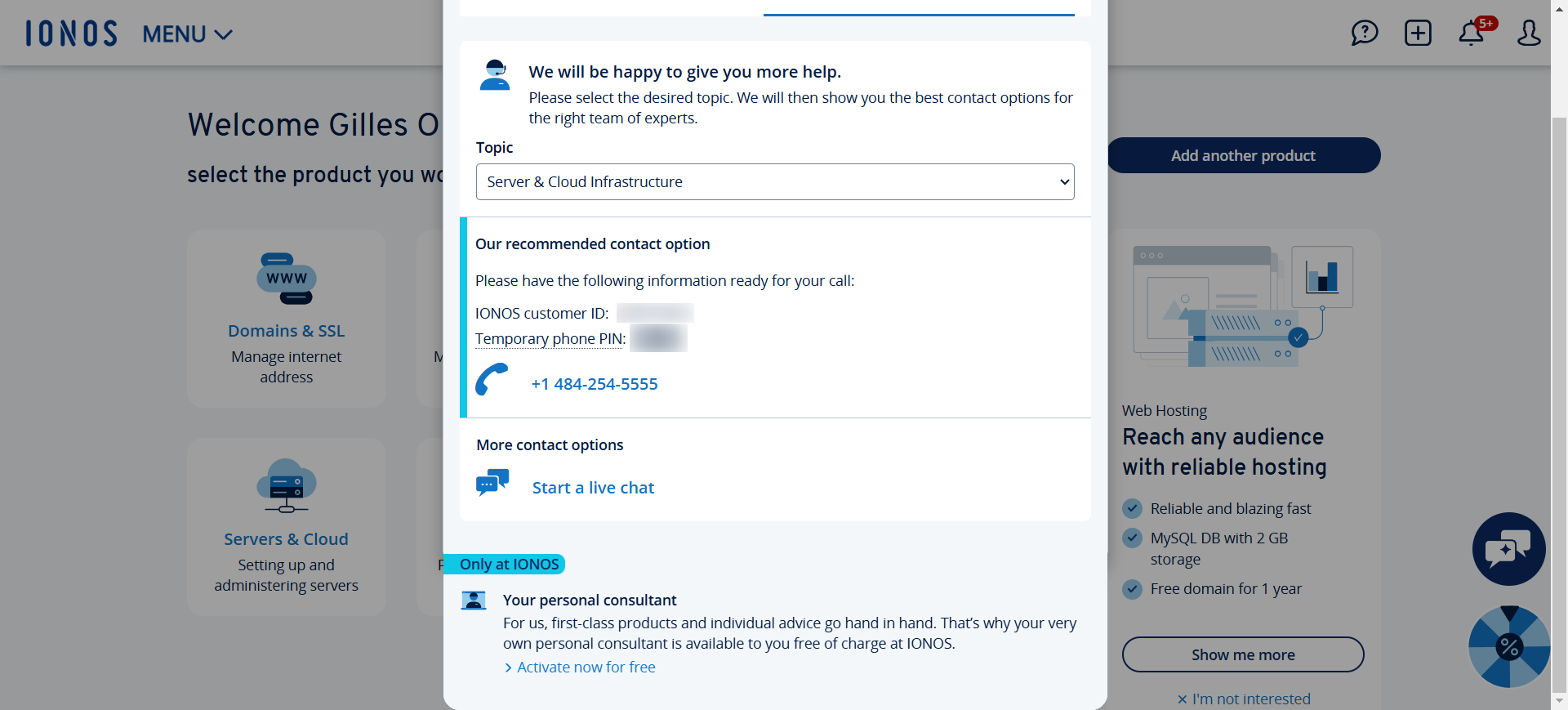 IONOS Support