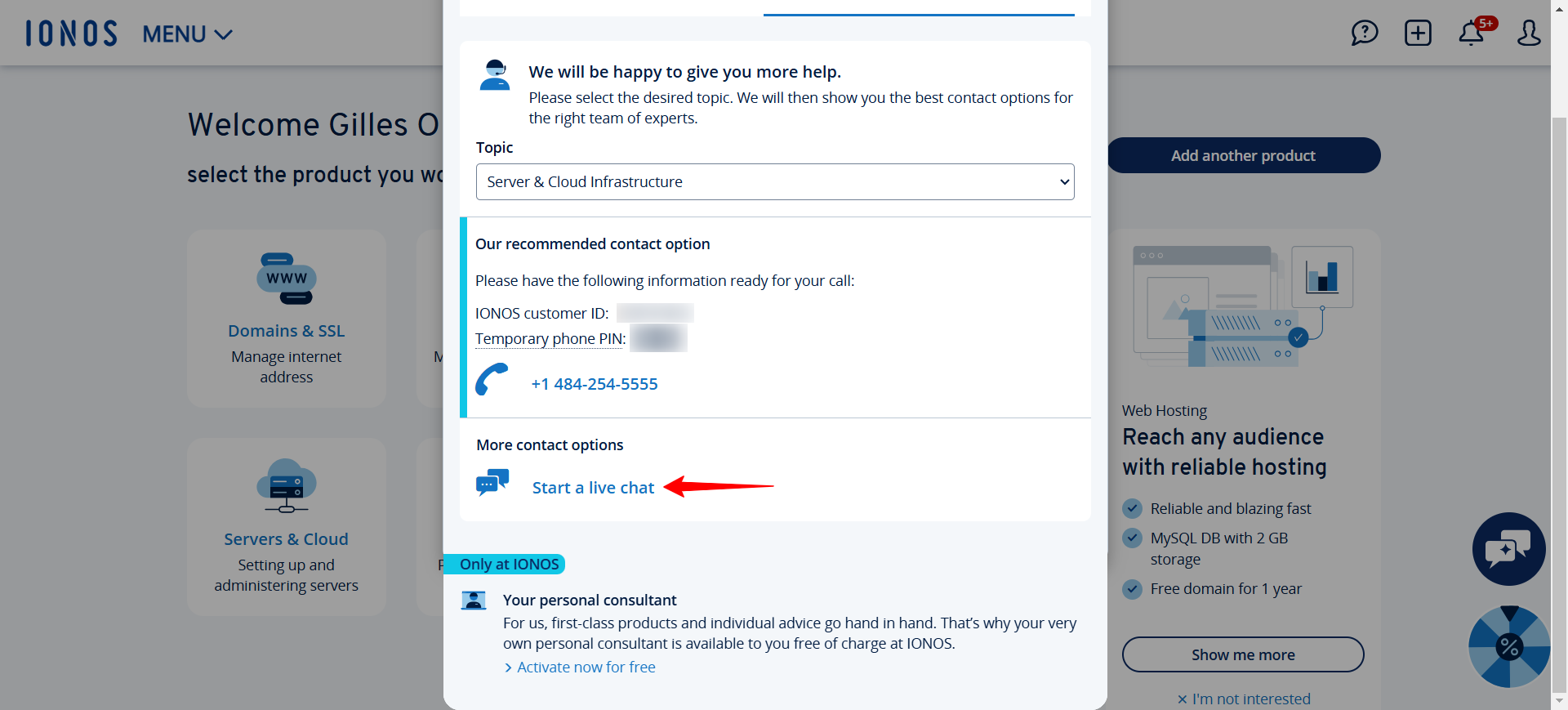 IONOS Support