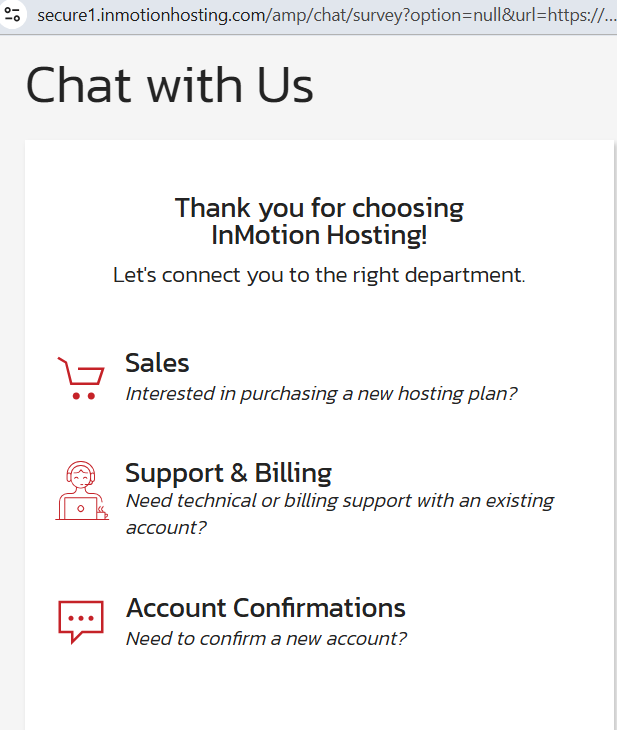Support tab