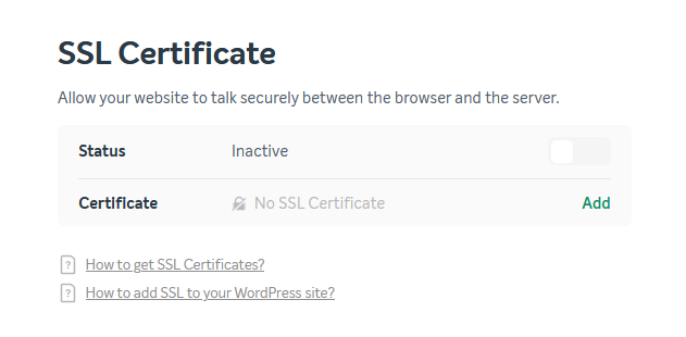 Namecheap SSL Certificate