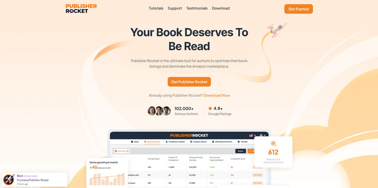 Publisher Rocket's website.