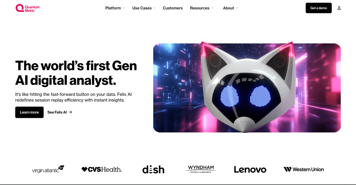 Quantum Metric's homepage