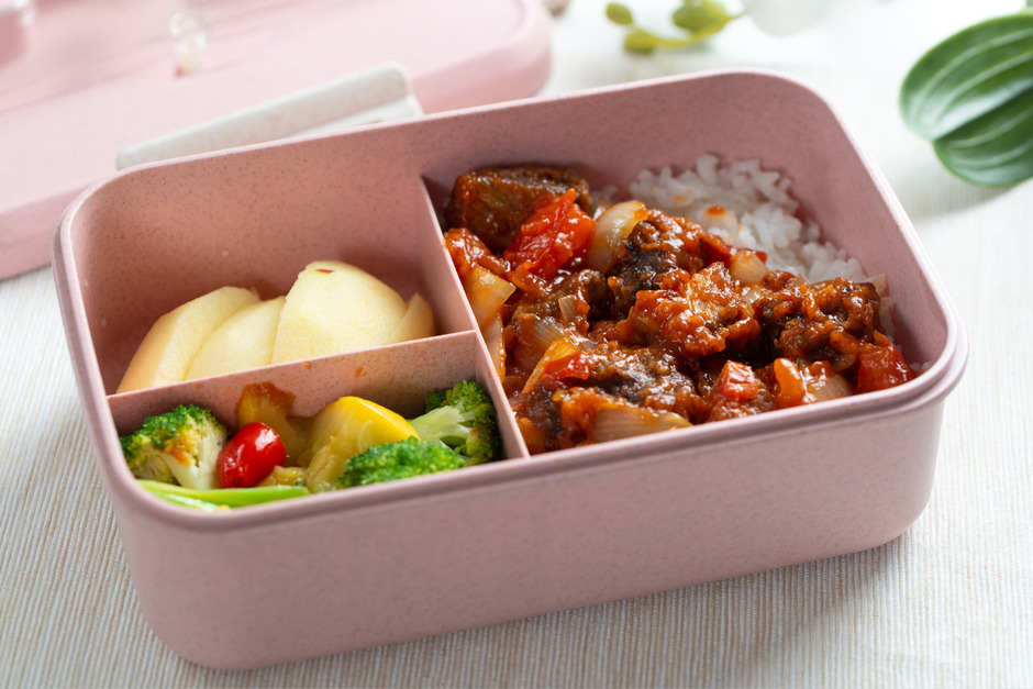 School lunch bento box set.