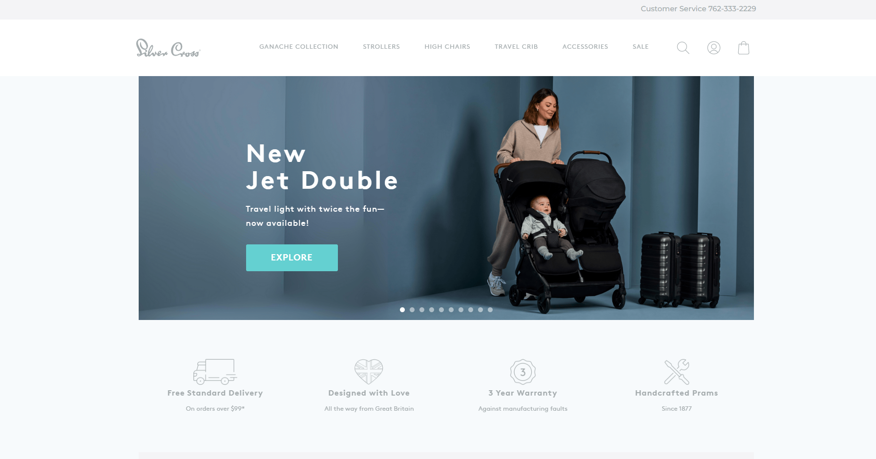 Silver Cross' website image.