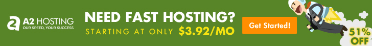 A2 hosting affiliate program: Banner Ad