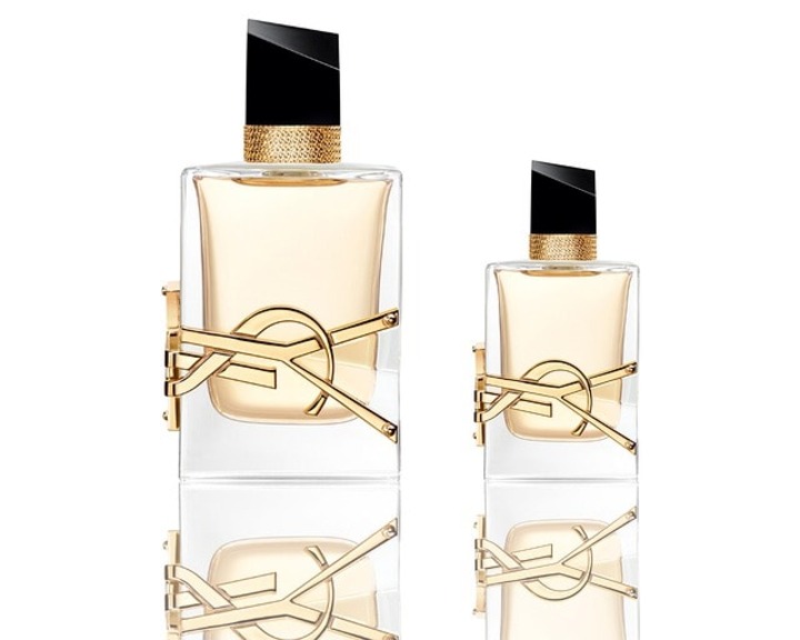 Two bottles of fragrance.